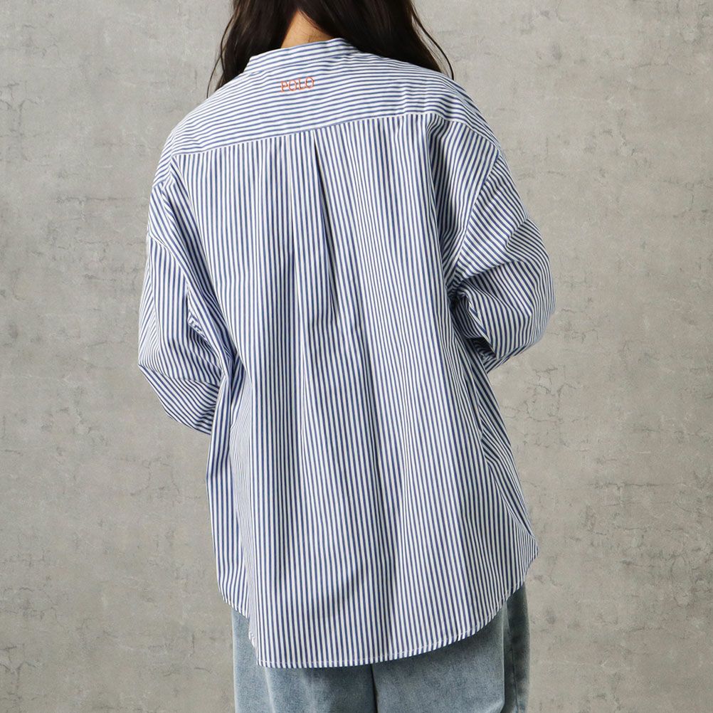 Polo s ストライプシャツ レディース