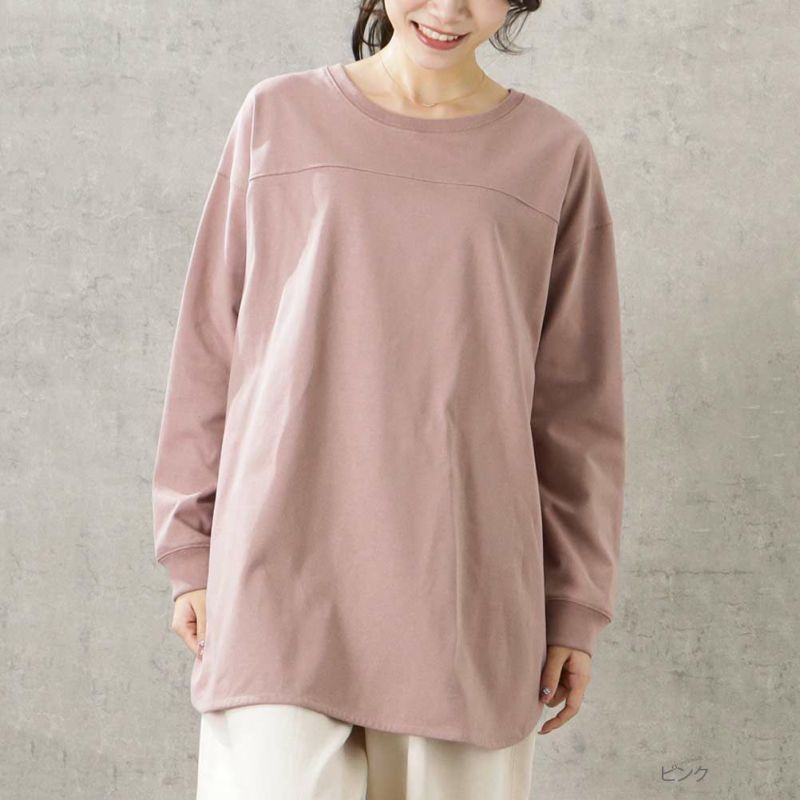 ORGABITS  フットボール切替ロングスリーブTシャツ レディース メール便 対応商品商品画像-2