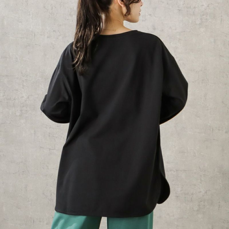 [期間限定価格]ORGABITS  フットボール切替ロングスリーブTシャツ レディース メール便 対応商品商品画像-6