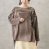 [期間限定価格]ORGABITS  ボーダーロングスリーブTシャツ レディース メール便 対応商品商品サムネイル-3