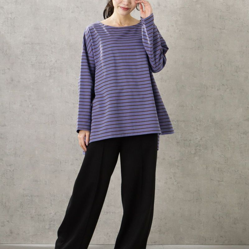 [期間限定価格]ORGABITS  ボーダーロングスリーブTシャツ レディース メール便 対応商品商品画像-4