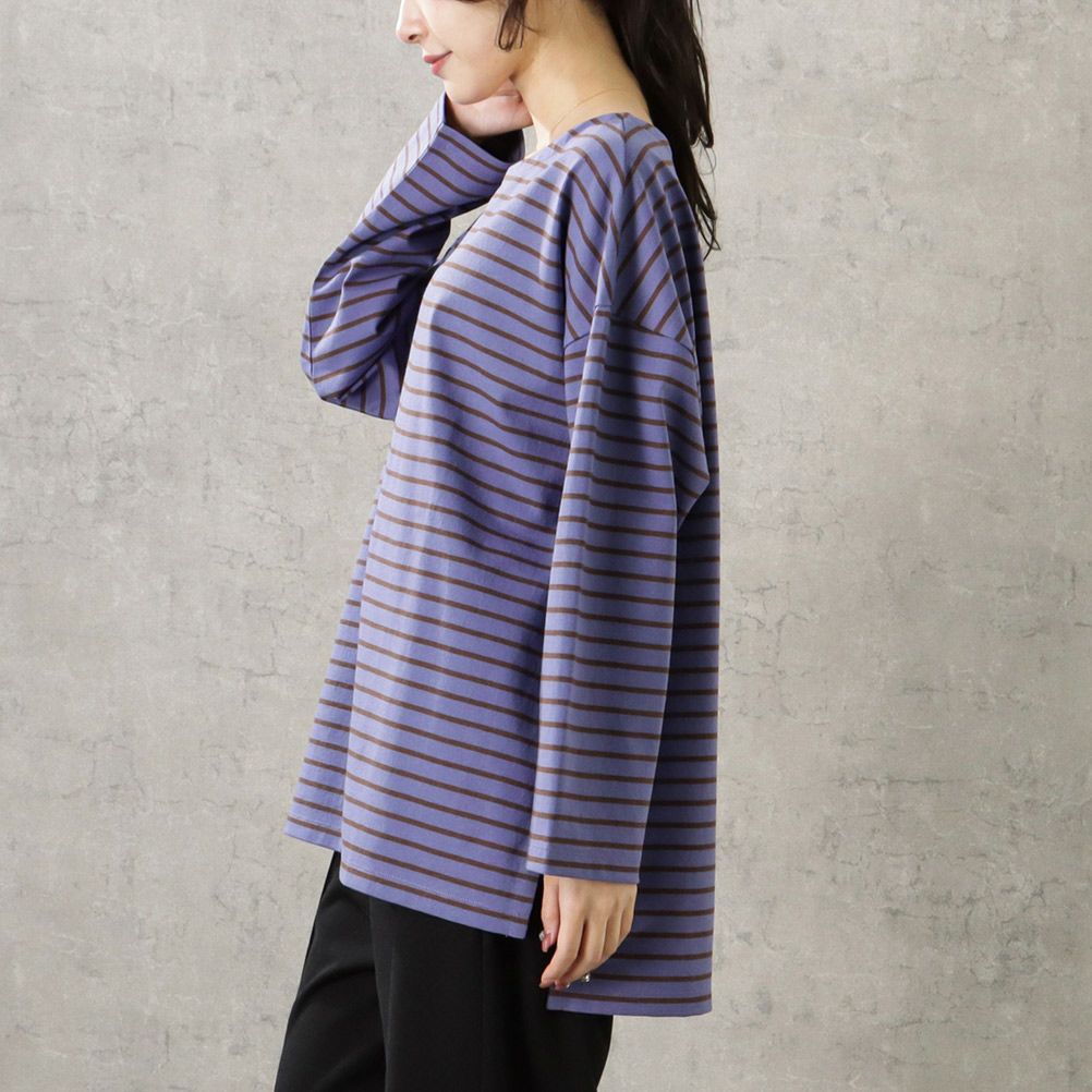 [期間限定価格]ORGABITS  ボーダーロングスリーブTシャツ レディース メール便 対応商品商品サムネイル-5