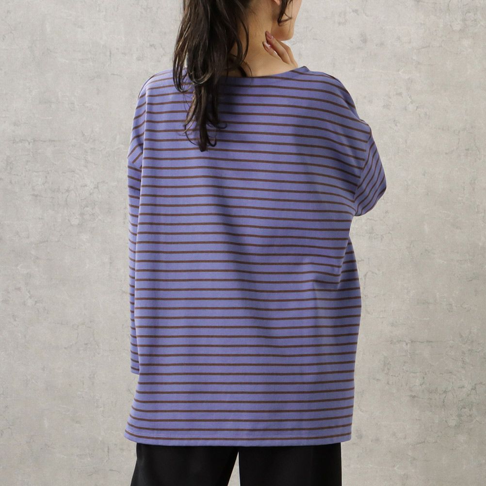 [期間限定価格]ORGABITS  ボーダーロングスリーブTシャツ レディース メール便 対応商品商品サムネイル-6