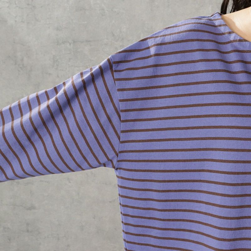 [期間限定価格]ORGABITS  ボーダーロングスリーブTシャツ レディース メール便 対応商品商品画像-10