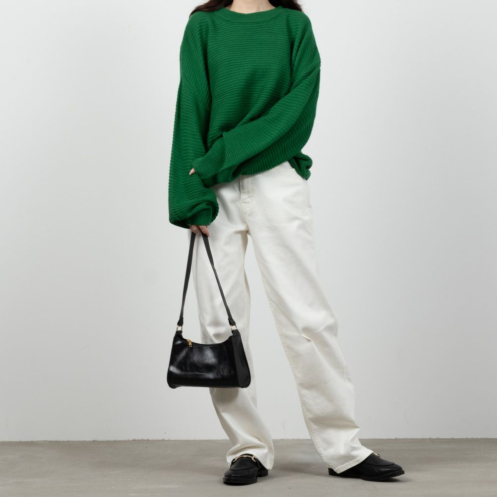 [さらに50%OFF]【オンラインストア限定】ミドルゲージ肩ジップニットプルオーバー レディース商品サムネイル-7