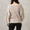 【オンラインストア限定】ミドルゲージクロスネックニットプルオーバー レディース商品サムネイル-7