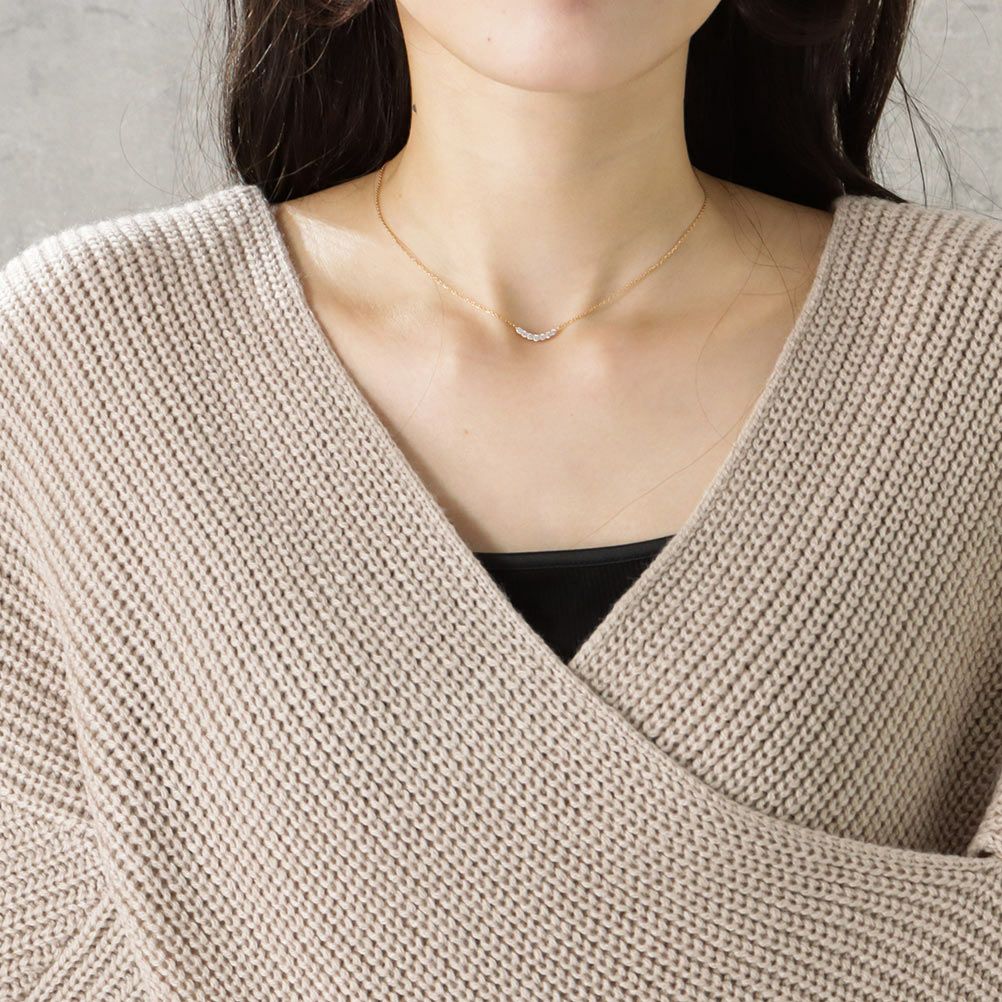 [さらに50%OFF]【オンラインストア限定】ミドルゲージクロスネックニットプルオーバー レディース商品画像-11