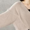 【オンラインストア限定】ミドルゲージクロスネックニットプルオーバー レディース商品サムネイル-12