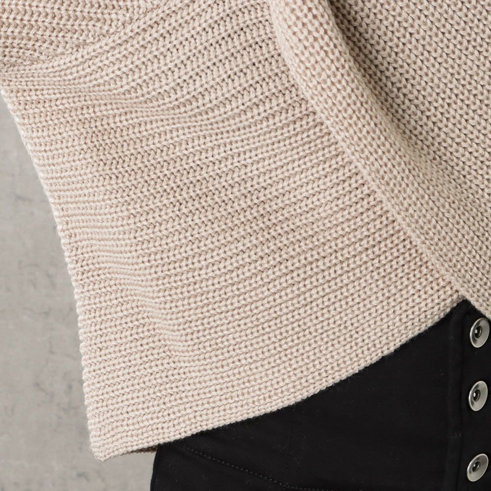 [さらに50%OFF]【オンラインストア限定】ミドルゲージクロスネックニットプルオーバー レディース商品サムネイル-14