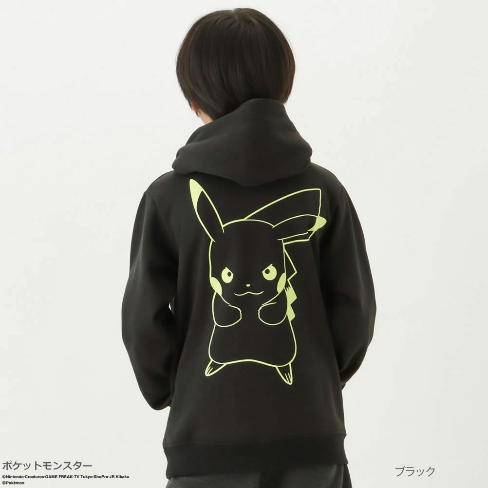 ポケットモンスター ピカチュウプルパーカー キッズ