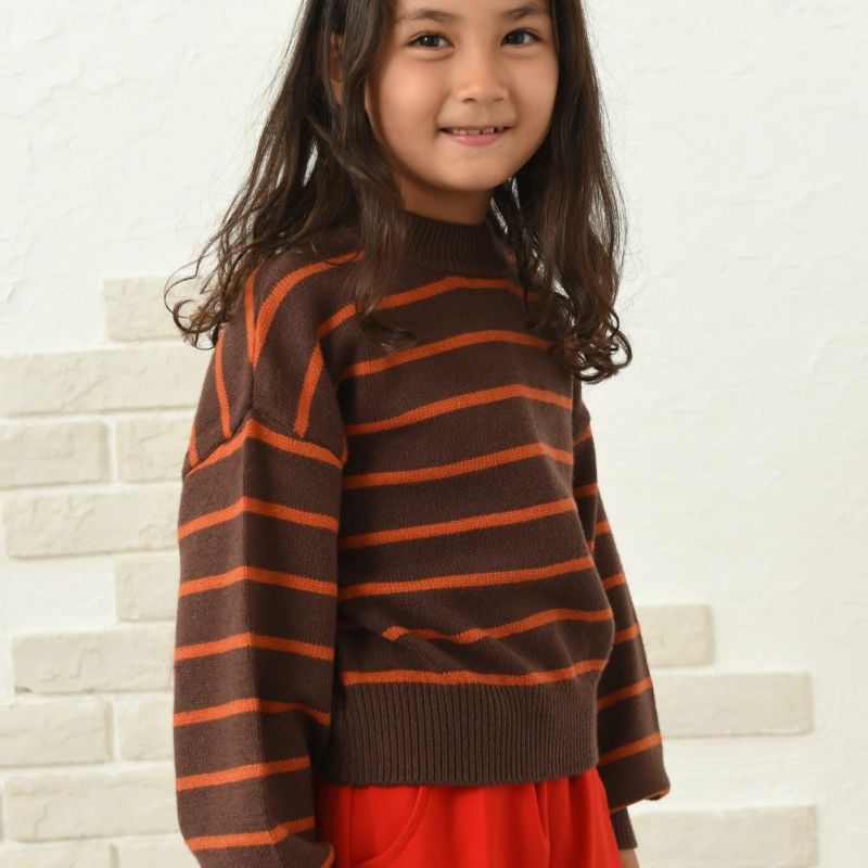 GOOD CREW もちもちボーダープルオーバー キッズ商品画像-17