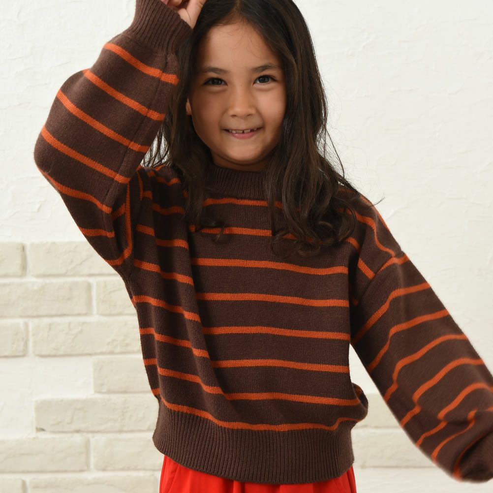 [さらに50%OFF]GOOD CREW もちもちボーダープルオーバー キッズ商品サムネイル-18