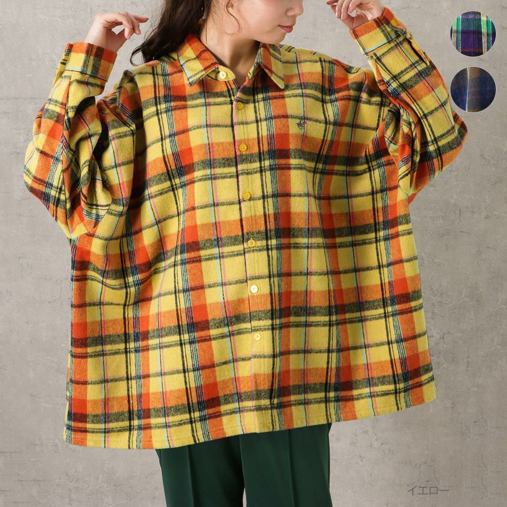 BEVERLY HILLS POLO CLUB オーバーチェックシャツ レディース商品画像-1