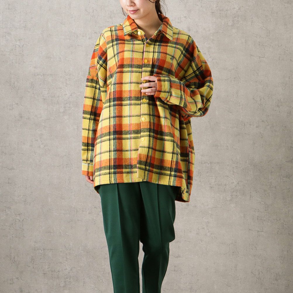 BEVERLY HILLS POLO CLUB  オーバーチェックシャツ レディース商品画像-4