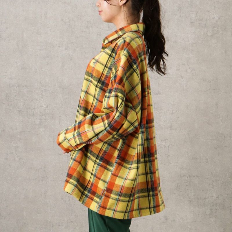 BEVERLY HILLS POLO CLUB オーバーチェックシャツ レディース商品画像-5