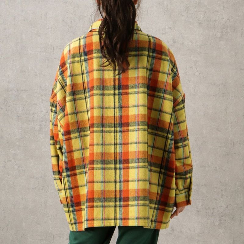 BEVERLY HILLS POLO CLUB オーバーチェックシャツ レディース商品画像-6