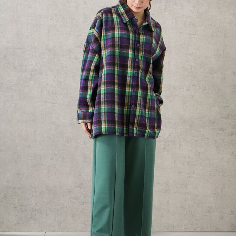 BEVERLY HILLS POLO CLUB オーバーチェックシャツ レディース商品画像-7