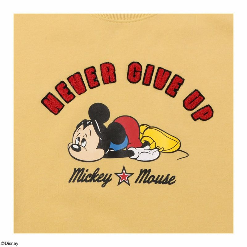 Disney ミッキー / サガラ刺繍トレーナー キッズ