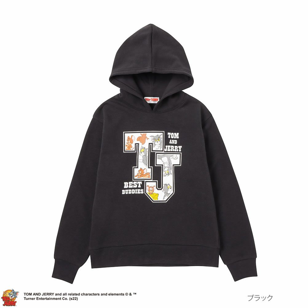 [期間限定価格]Tom and Jerry プリント裏起毛パーカー キッズ商品画像-2