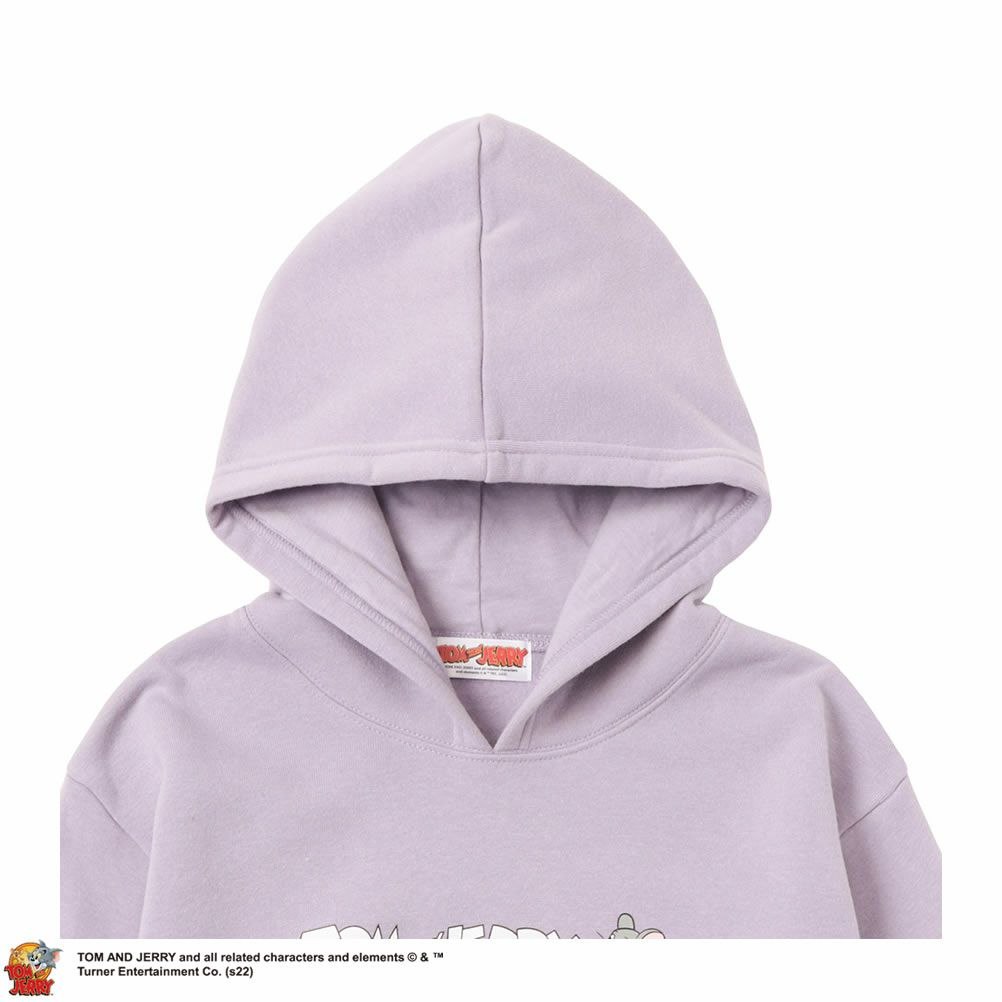 Tom and Jerry プリント裏起毛パーカー キッズ
