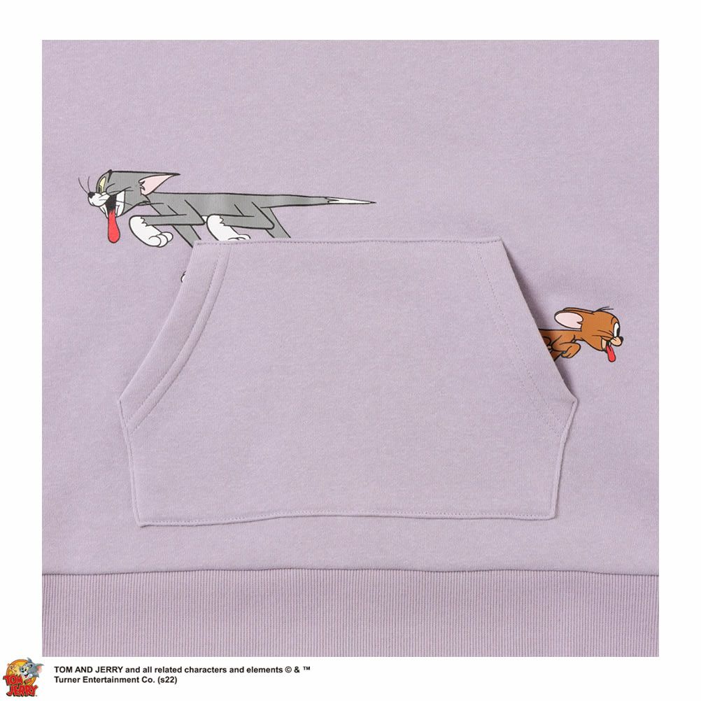 [期間限定価格]Tom and Jerry プリント裏起毛パーカー キッズ商品画像-7