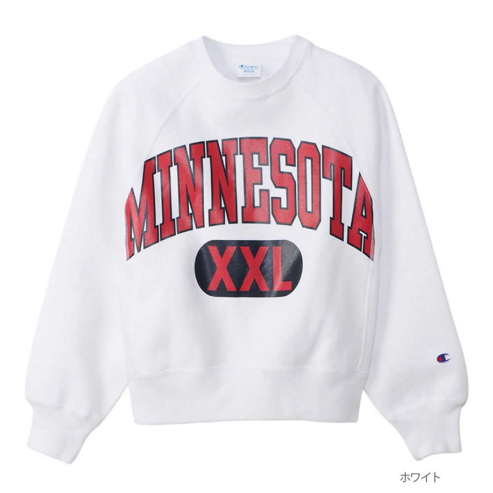 Champion REVERSE WEAVE(R) ラグランスリーブスウェットトレーナー レディース