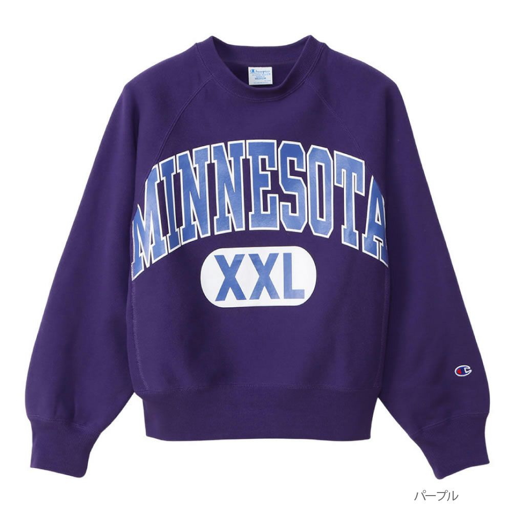 Champion REVERSE WEAVE(R) ラグランスリーブスウェットトレーナー レディース