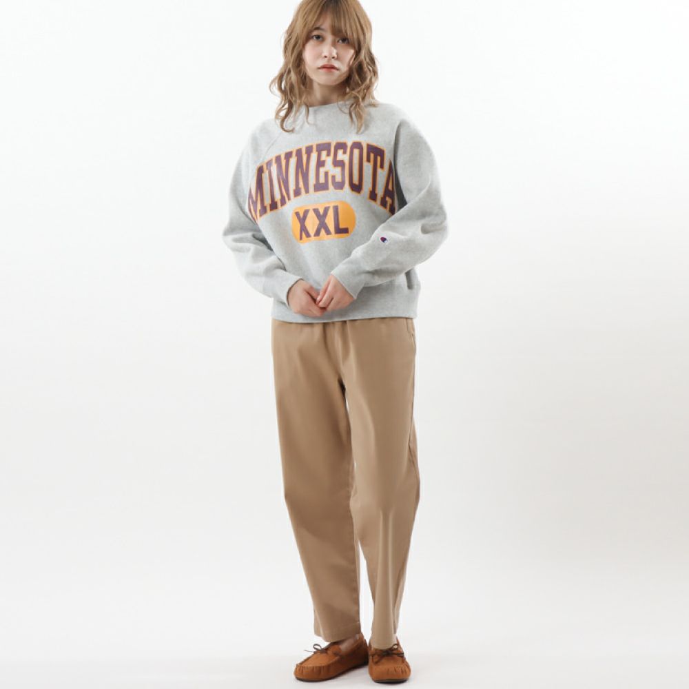 Champion REVERSE WEAVE(R) ラグランスリーブスウェットトレーナー レディース