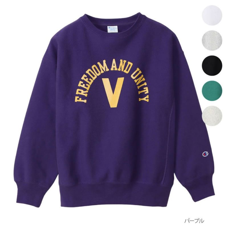 【オンラインストア限定】Champion REVERSE WEAVE(R) クルーネックスウェットトレーナー レディース商品画像-1