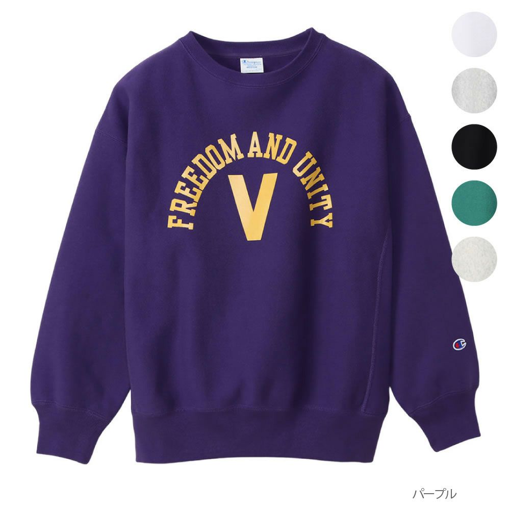 【オンラインストア限定】Champion REVERSE WEAVE(R) クルーネックスウェットトレーナー レディース商品画像-1