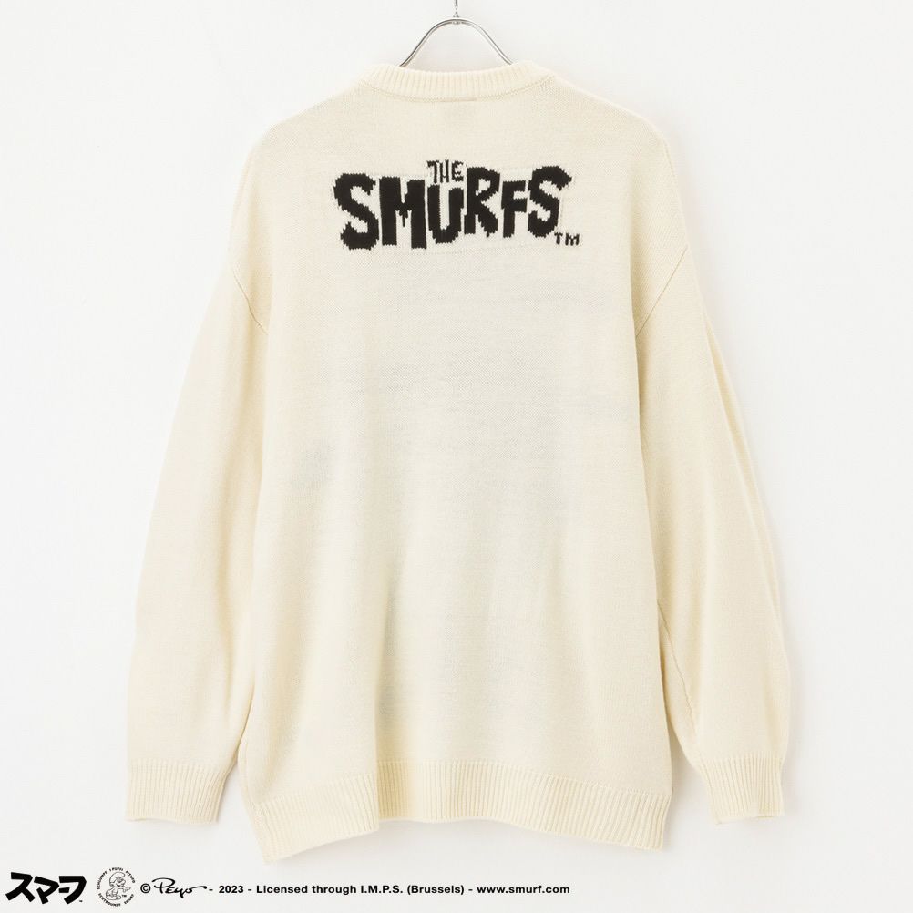 【オンラインストア限定】Smurf スマーフ ジャガードニット メンズ商品画像-5