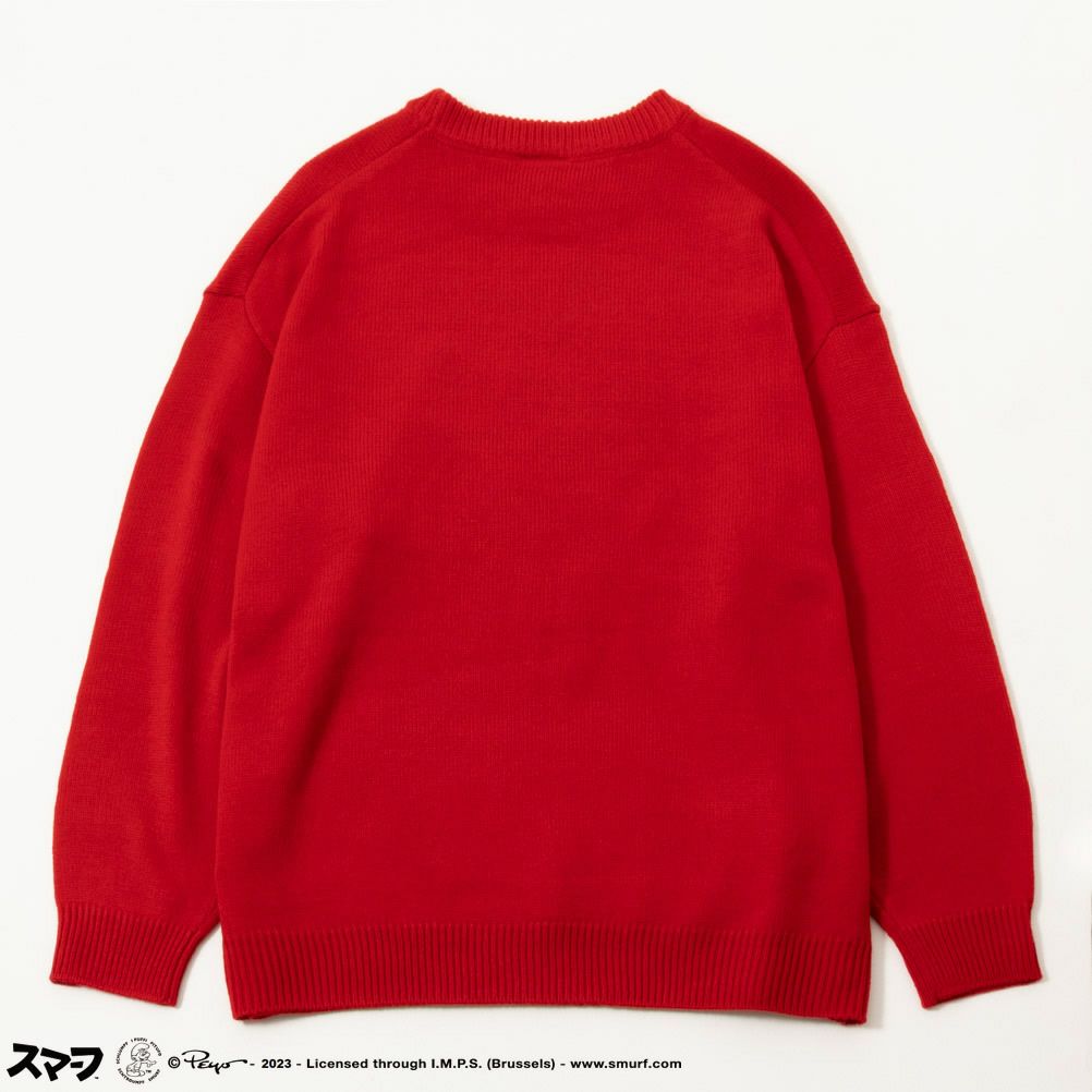 【オンラインストア限定】Smurf スマーフ ジャガードニット メンズ商品画像-8