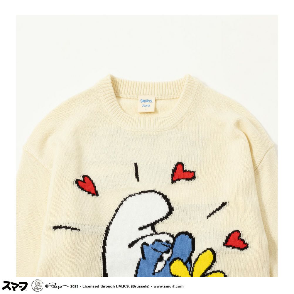 [期間限定価格]【オンラインストア限定】Smurf スマーフ ジャガードニット メンズ商品画像-9