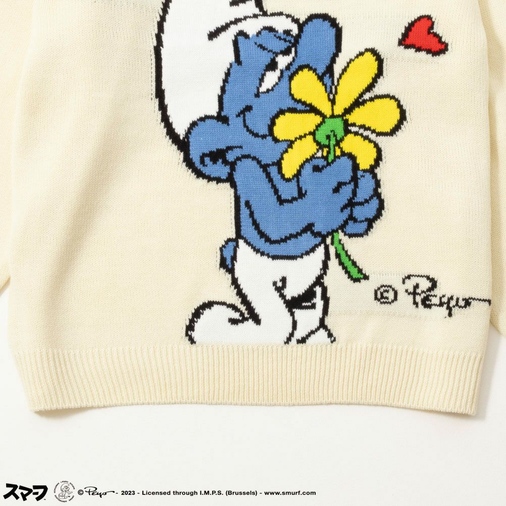 Smurf スマーフ ジャカードニット メンズ