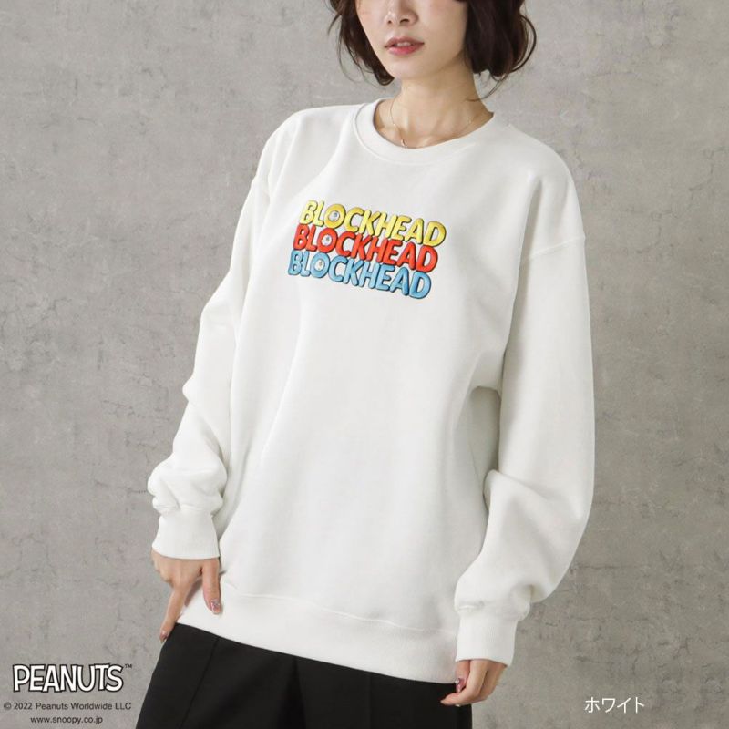 PEANUTS SNOOPY ルーズトレーナー レディース商品画像-2