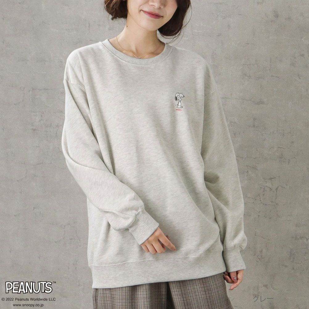 PEANUTS SNOOPY ルーズトレーナー レディース商品サムネイル-4