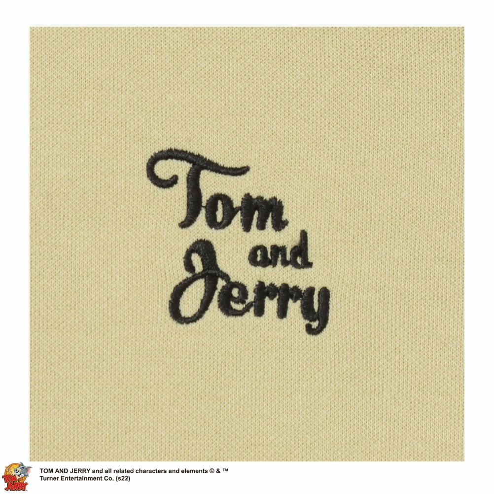 [大きいサイズ] Tom and Jerry ポンチ素材 クルートレーナー クイーンサイズ レディース