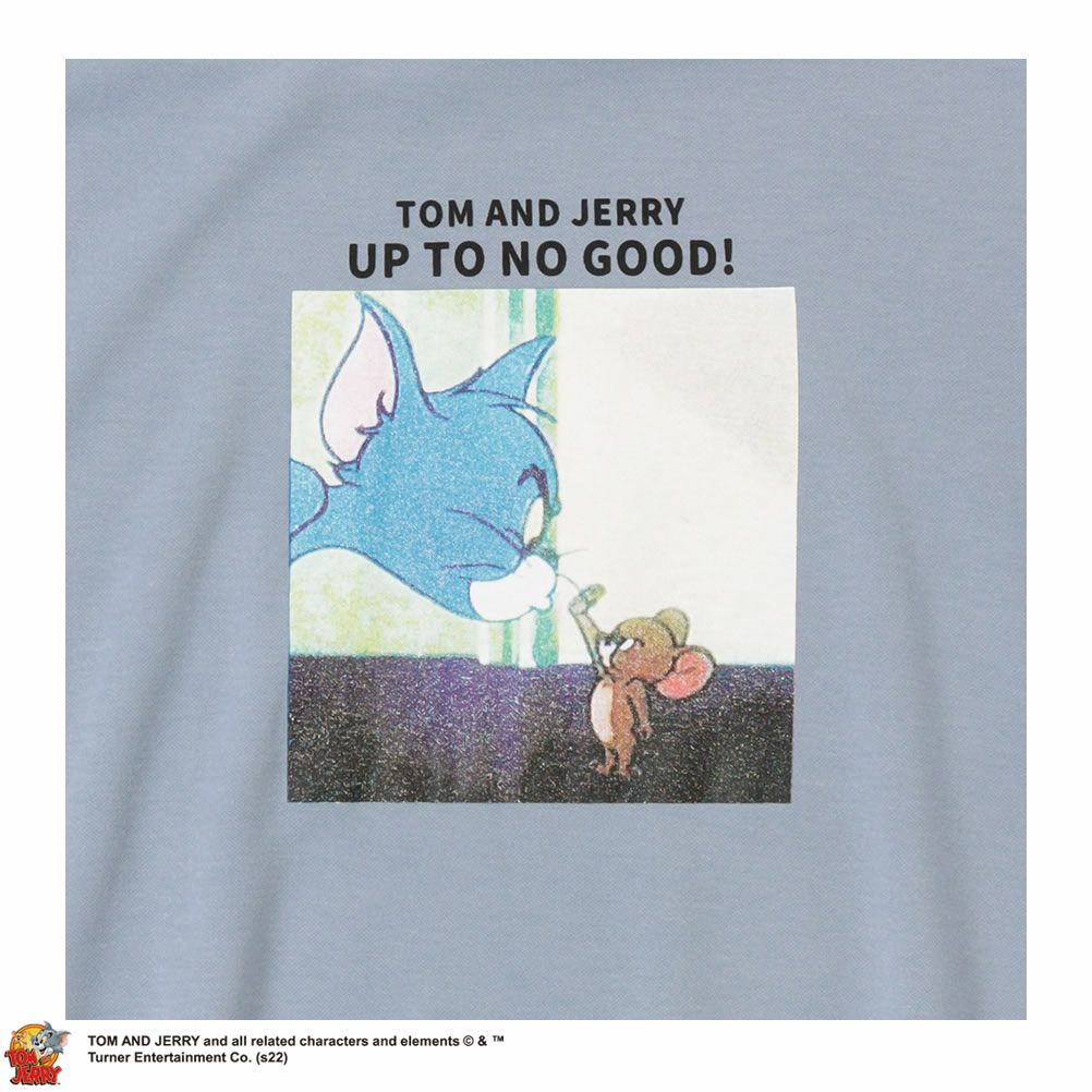 [大きいサイズ] Tom and Jerry ポンチ素材 クルートレーナー クイーンサイズ レディース