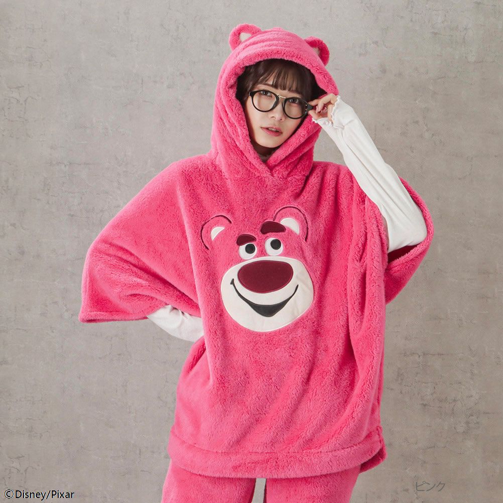 Disney キャラボアパーカー レディース