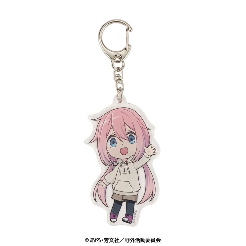 Penfield×ゆるキャン△ 各務原なでしこ 両面アクリルキーホルダー 7×4cm メール便 対応商品商品画像-1