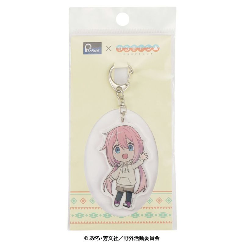 Penfield×ゆるキャン△ 各務原なでしこ 両面アクリルキーホルダー 7×4cm メール便 対応商品商品画像-3