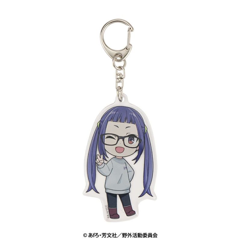 Penfield×ゆるキャン△ 大垣千明 両面アクリルキーホルダー 7×4cm メール便 対応商品商品画像-1