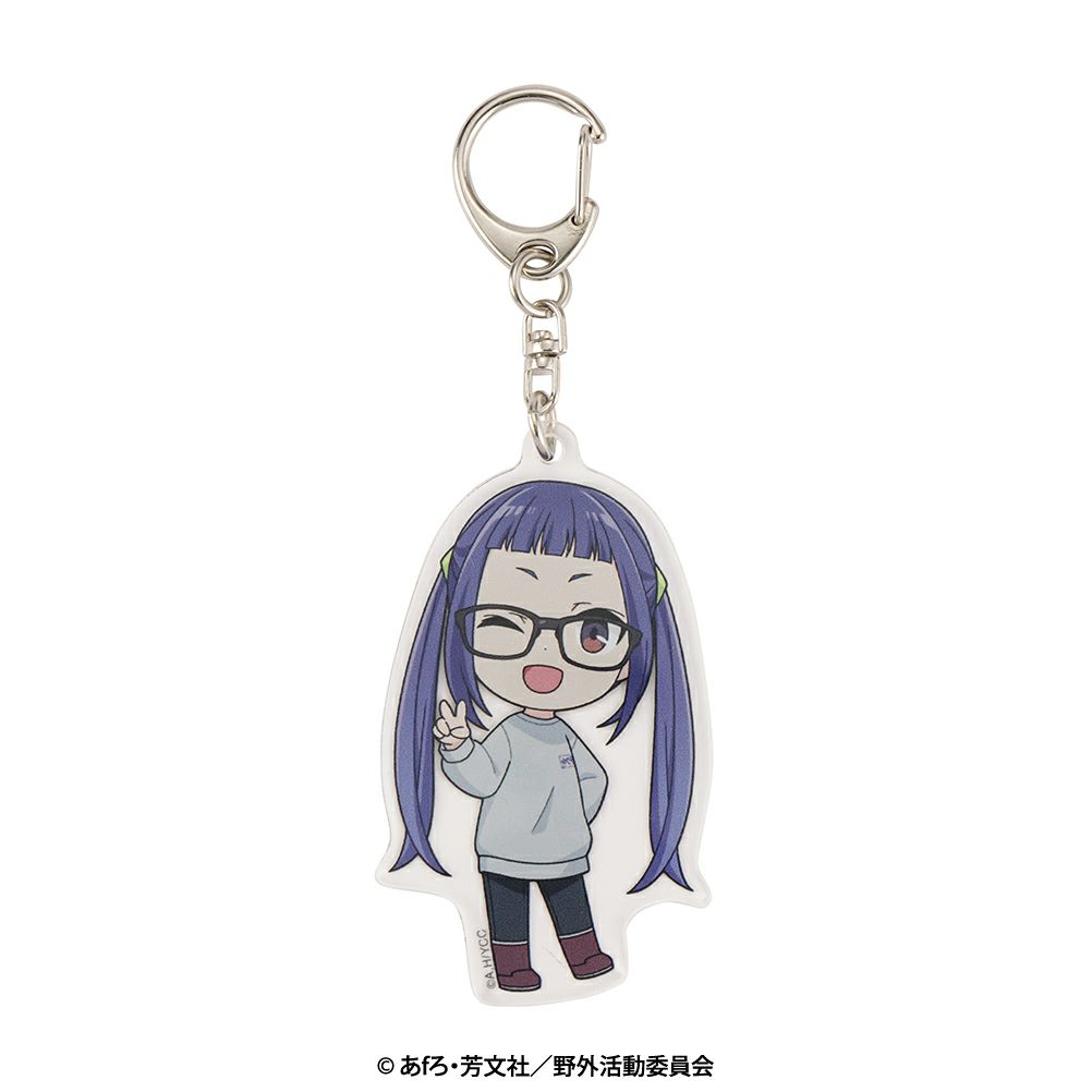 Penfield×ゆるキャン△ 大垣千明 両面アクリルキーホルダー
