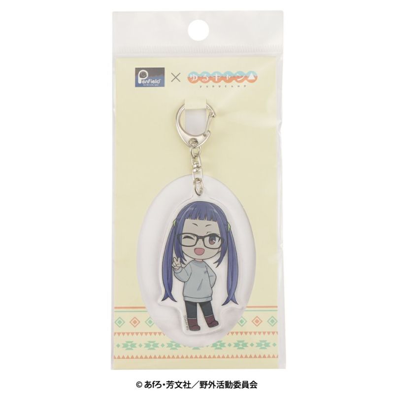 Penfield×ゆるキャン△ 大垣千明 両面アクリルキーホルダー 7×4cm メール便 対応商品商品画像-3