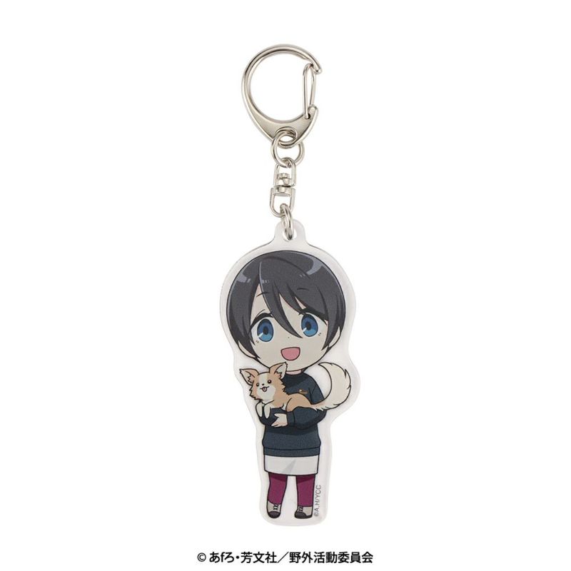 Penfield×ゆるキャン△ 斉藤恵那 両面アクリルキーホルダー 7×4cm ネコポス 対応商品商品画像-1