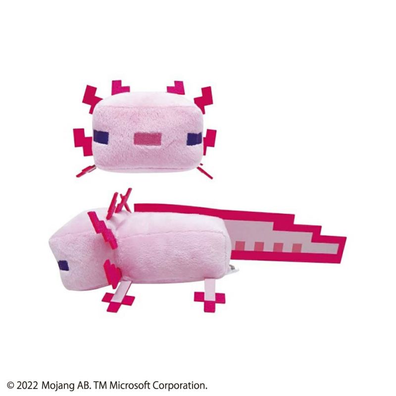 Minecraft マインクラフト ぬいぐるみ ウーパールーパー ピンク