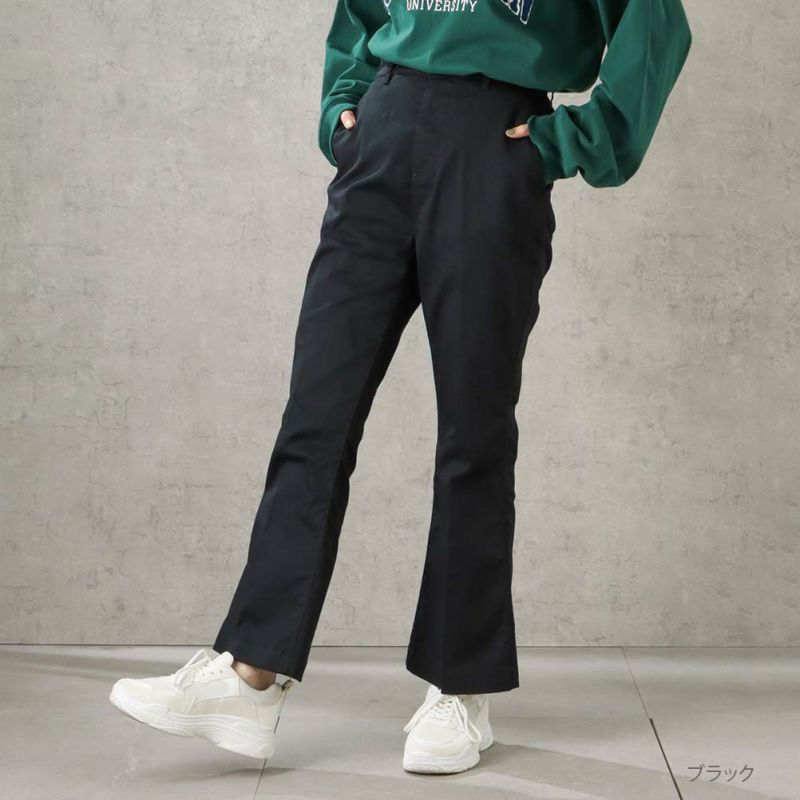 [期間限定価格]【オンラインストア限定】Dickies ツイルフレアパンツ レディース商品画像-2