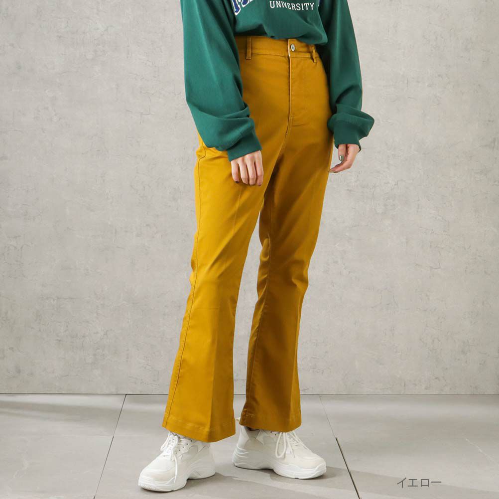 【オンラインストア限定】Dickies ツイルフレアパンツ レディース商品サムネイル-3