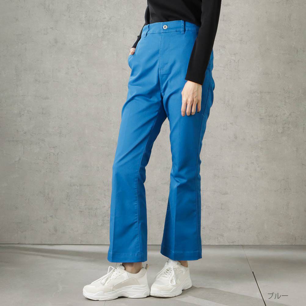 Dickies ツイルフレアパンツ レディース