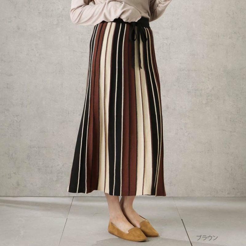 NAVY ラインスカート レディース商品画像-4